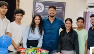 DMCG team with students