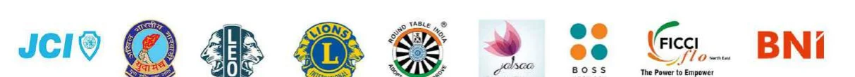 JCI, Akhil Bharatiya Marwari Yuva Manch, LEO, Lions International, Round Table India, Jalsaa, BOSS Network, FICCI FLO North East and BNI